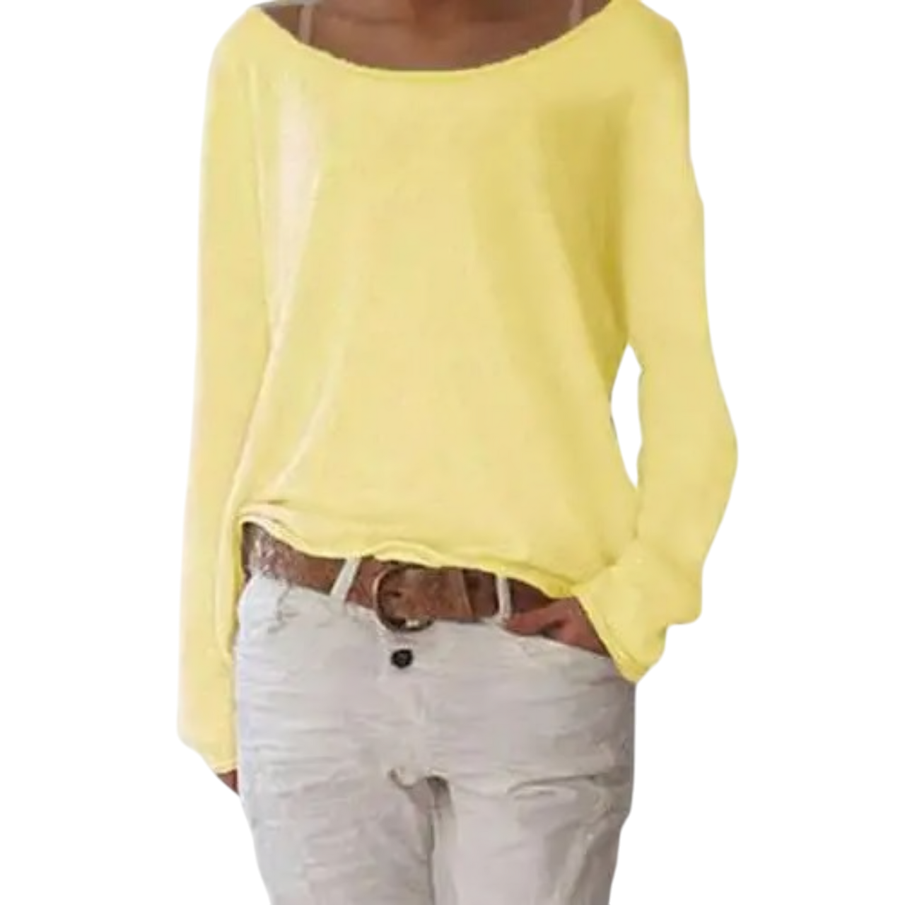 Tabby - simple long sleeve T shirt for casual women