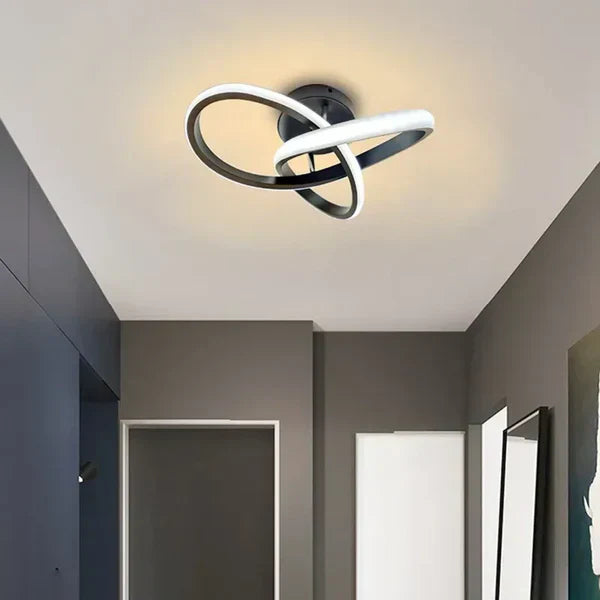 Lior Lit - Modern Energy-Efficient LED Ceiling Light with Double Ring Design
