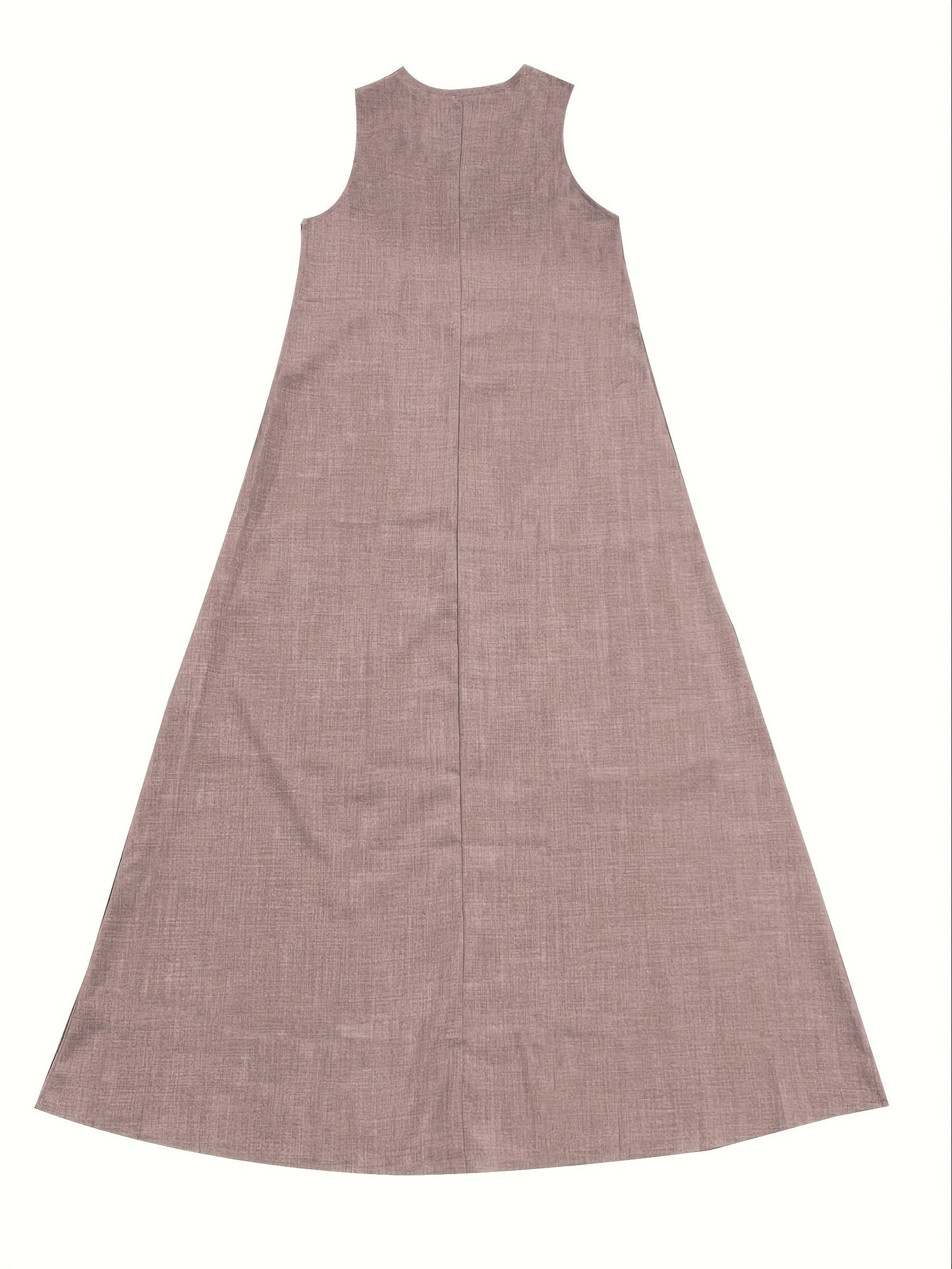 Alonia - Casual Women's Linen Maxi Dress for Summer Days