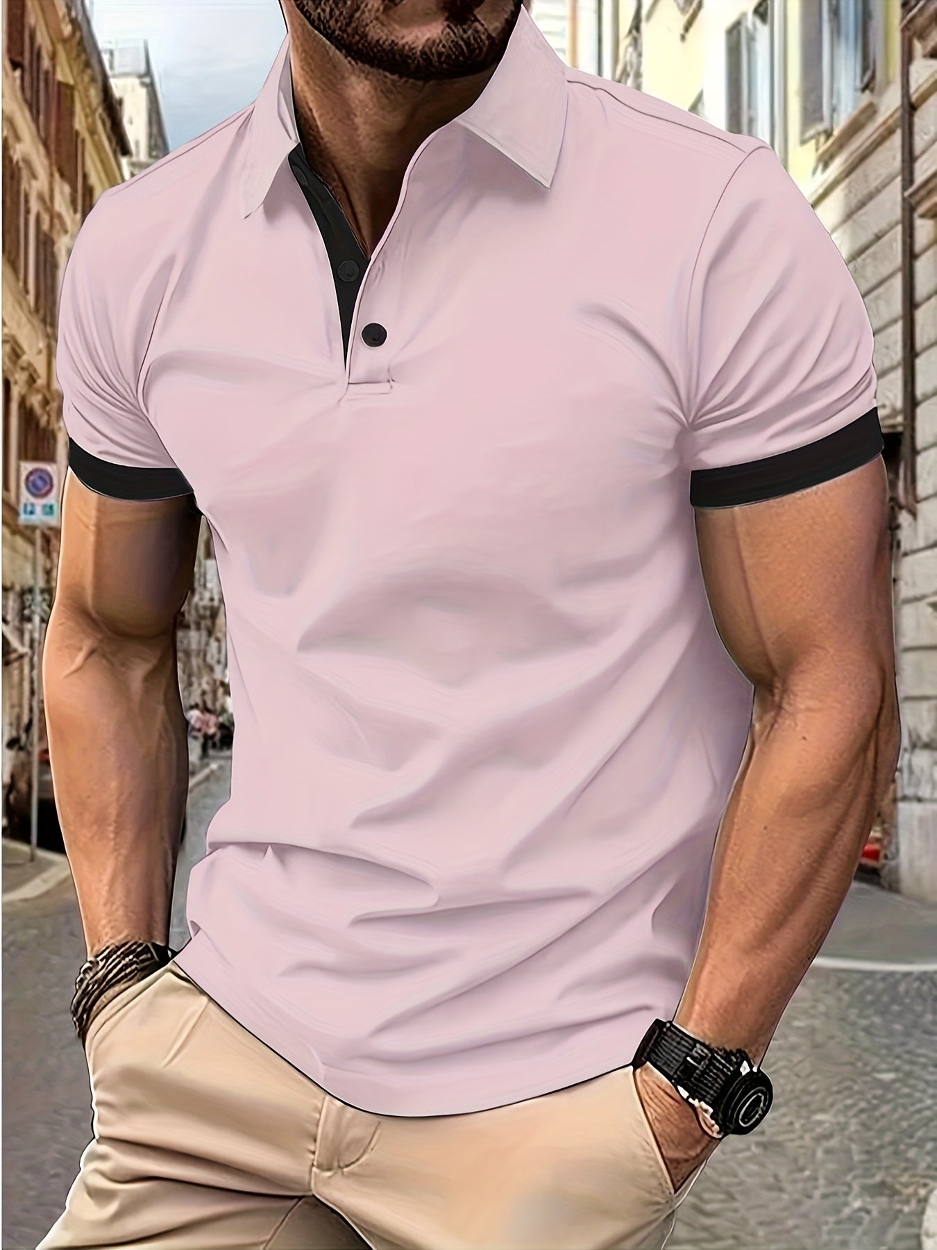 Sully - Stylish Men's Polo Shirt in High-Quality Fabric