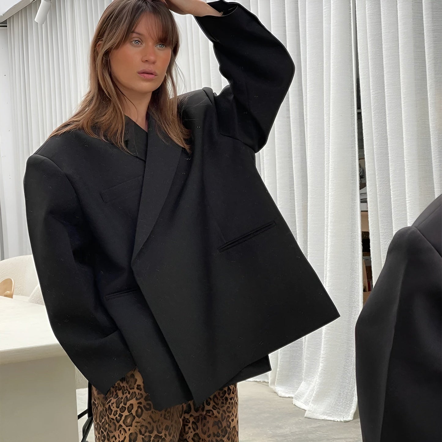 Kamila - Loose Fit Jacket With Timeless Silhouette Everyday