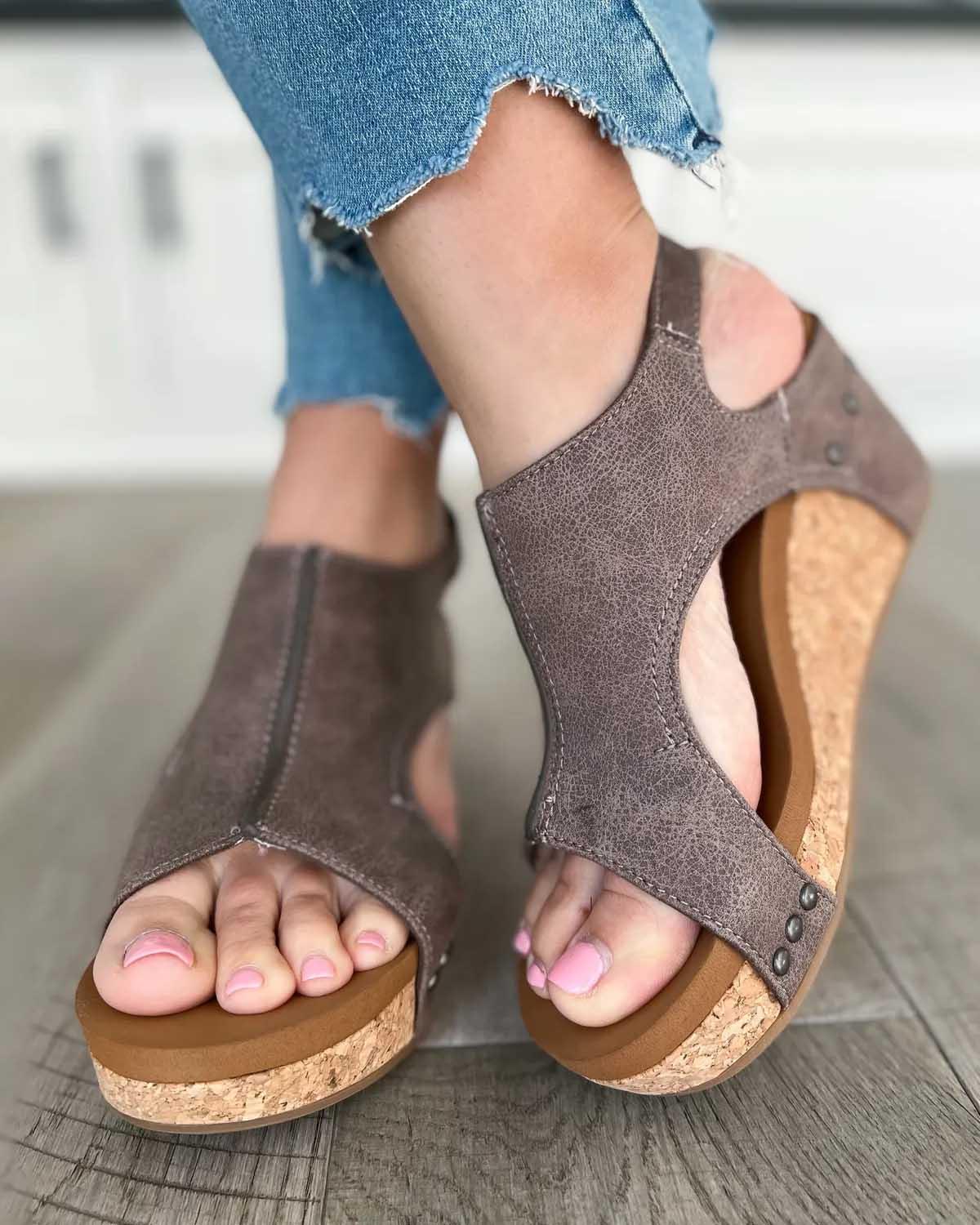 Leandra - Stylish and Comfortable Women's Casual Sandals with Ergonomic Footbed