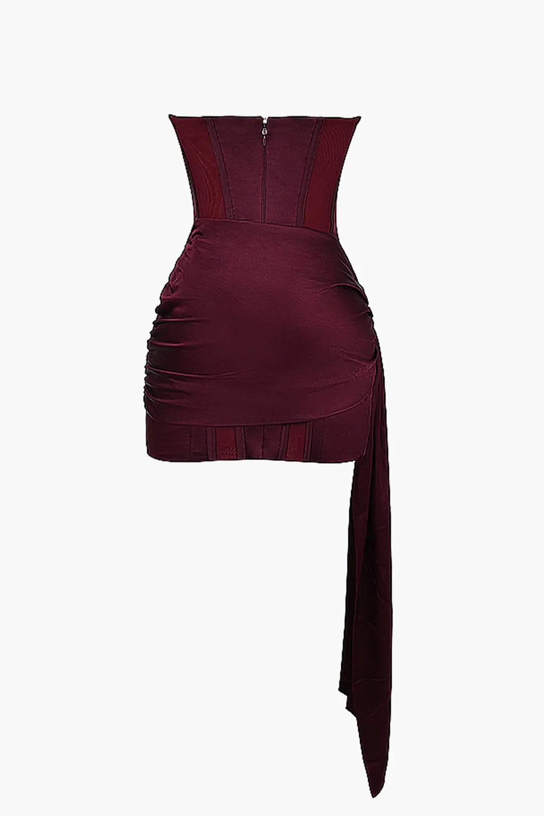 Evette - Satin Sleeveless Mini Dress with Elegant Fit