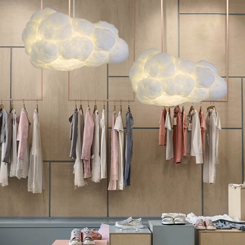 Tubella - White Cloud Ceiling Lamp For Bedroom Decor