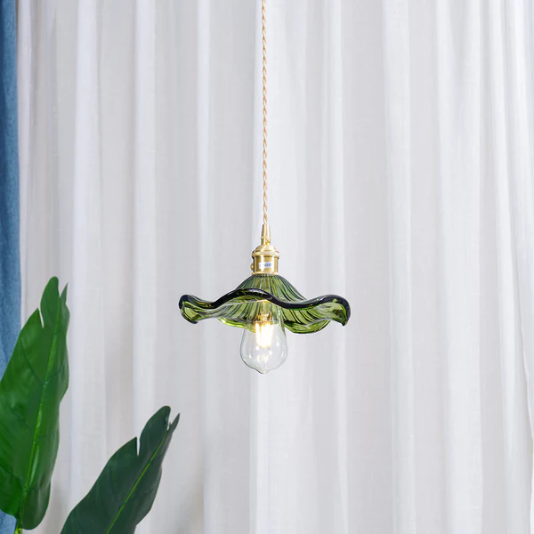 Coverra - Hibiscus Glass Pendant Lamp For Ambient Glow