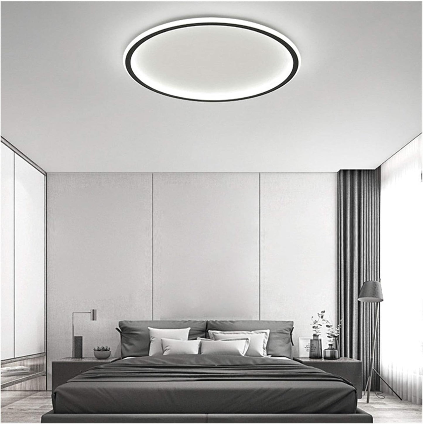 Porchlume - Modern Round LED Ceiling Light for Elegant Spaces