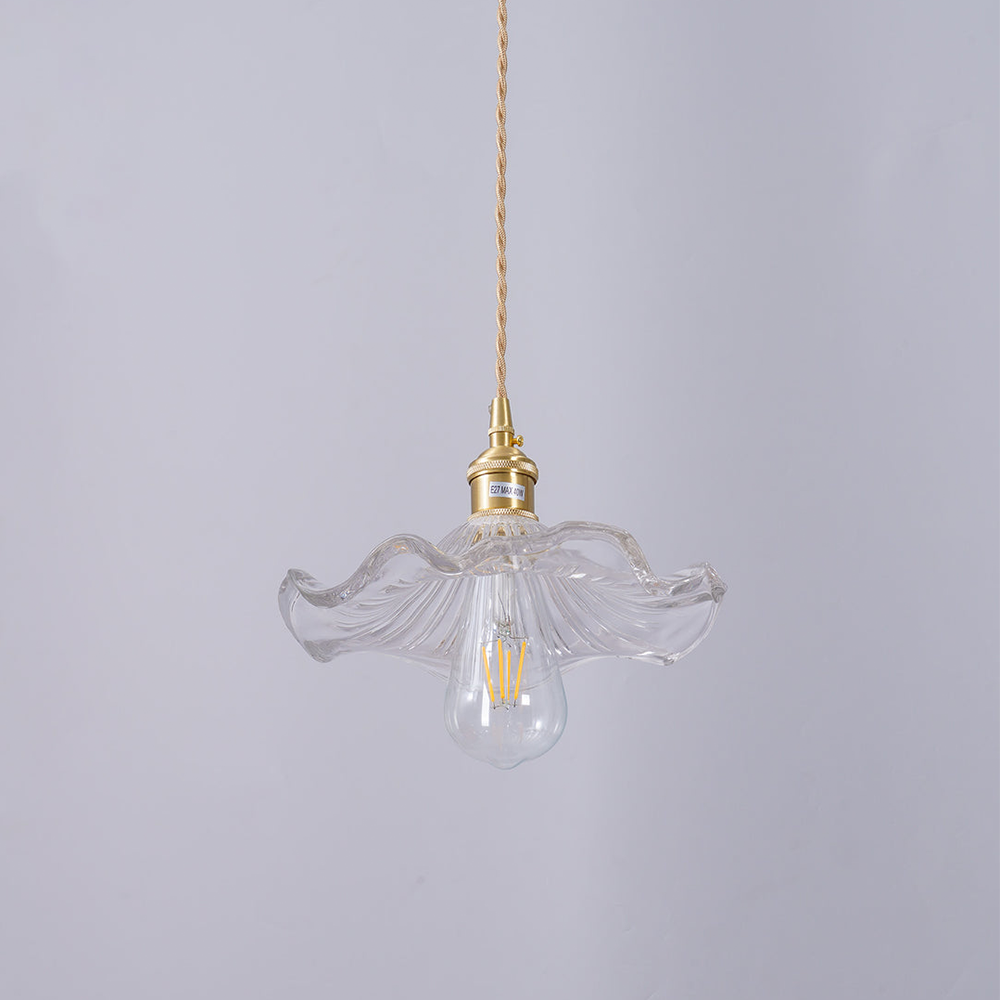 Glowura - Hibiscus Glass LED Pendant Lamp Elegant Home Accent Style
