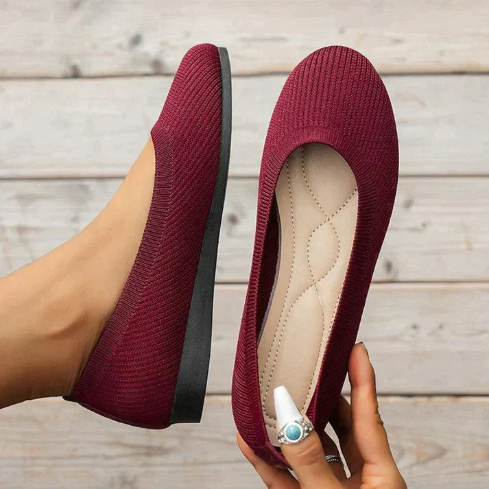 Dewi - Stylish Orthopedic Ballerina Flats for All-Day Comfort