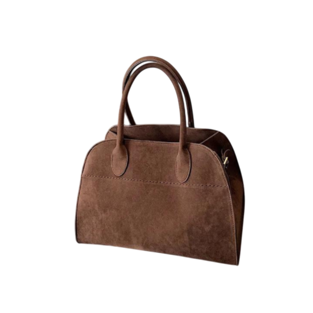 Tessella - Elegant Double Strap Velvet Bag for Stylish Outings