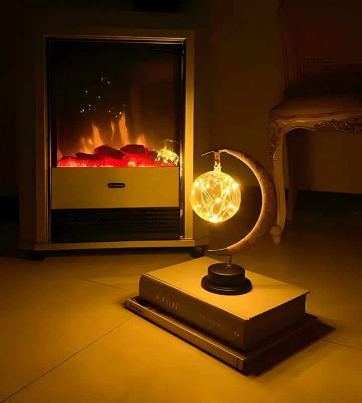 LustraPod - Enchanted Lunar Lamp with Magical Glow and Elegant Design