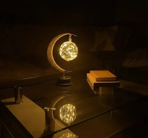 LustraPod - Enchanted Lunar Lamp with Magical Glow and Elegant Design