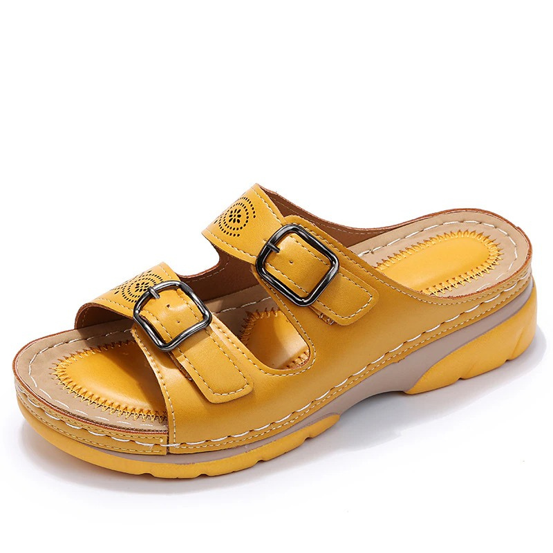 Ariana - Comfortable Orthopedic Leather Sandals for Pain Relief