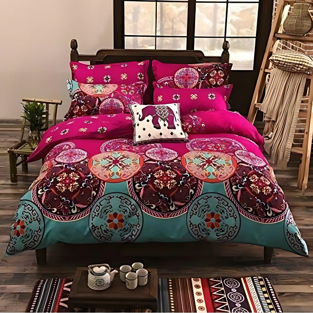 Ornesta - Tova Luxury Duvet Cover Set for Modern Bedrooms Breathable