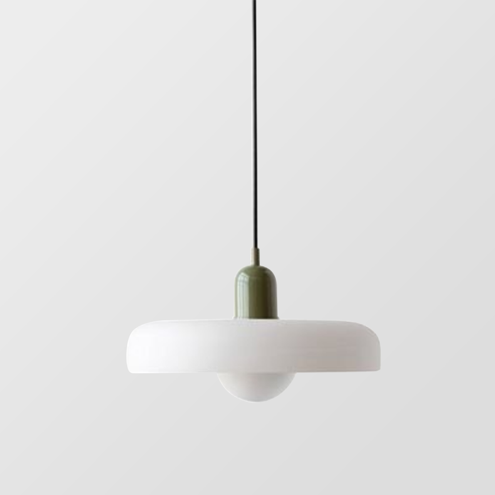 GleaMore - Bauhaus Pendant Light in Stylish Colored Glass