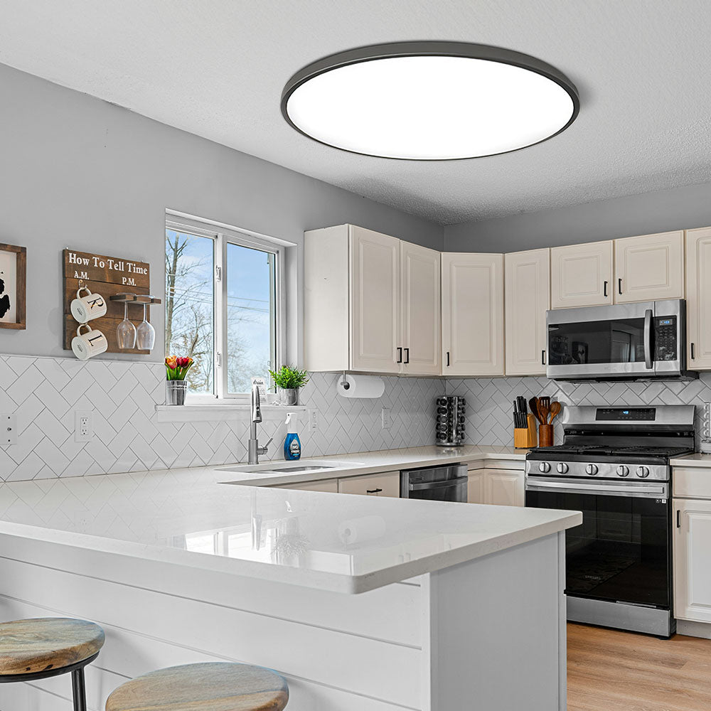 Breevora - Modern Round LED Ceiling Light Flush Mount Fixture