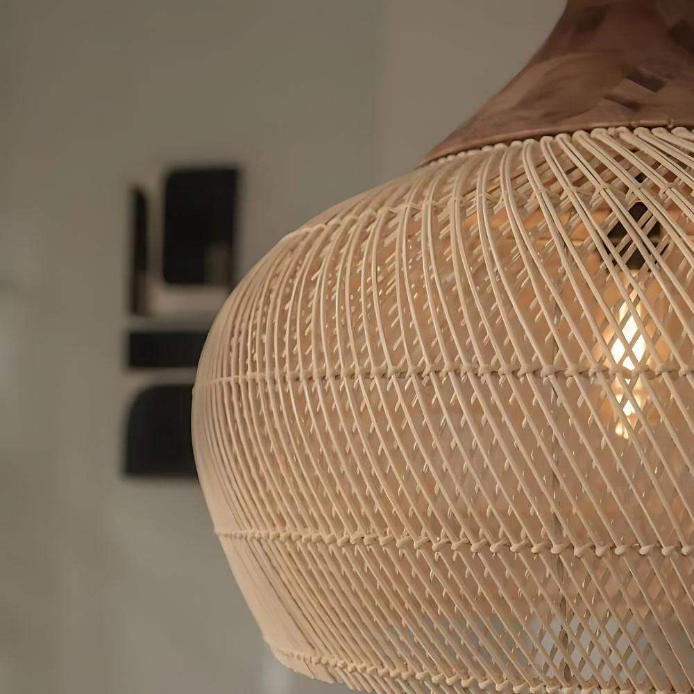 Luminis - Handwoven Rattan Pendant Light For Warm Ambience