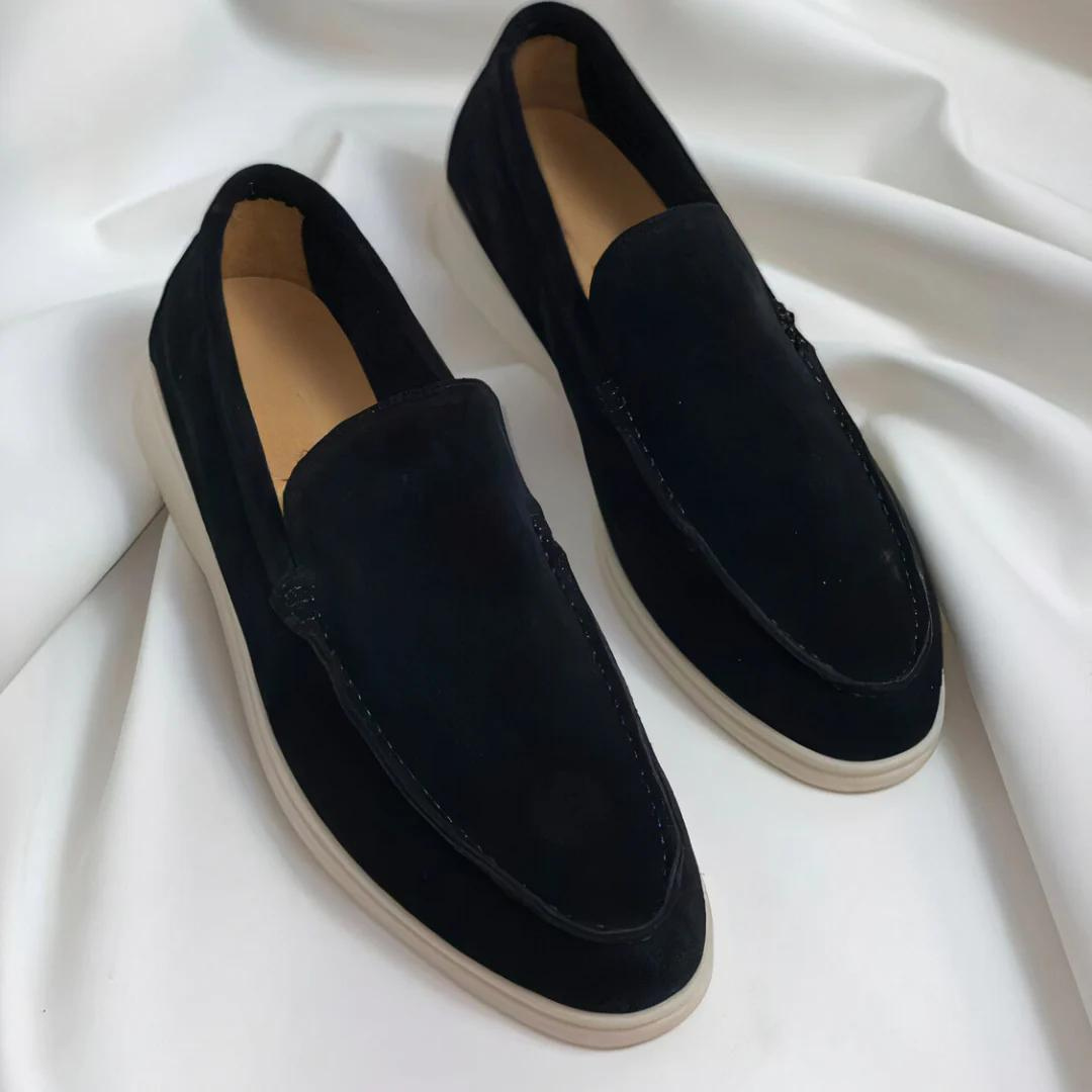 Donald - Elegant Summer Loafers in Suede with Minimalist Design