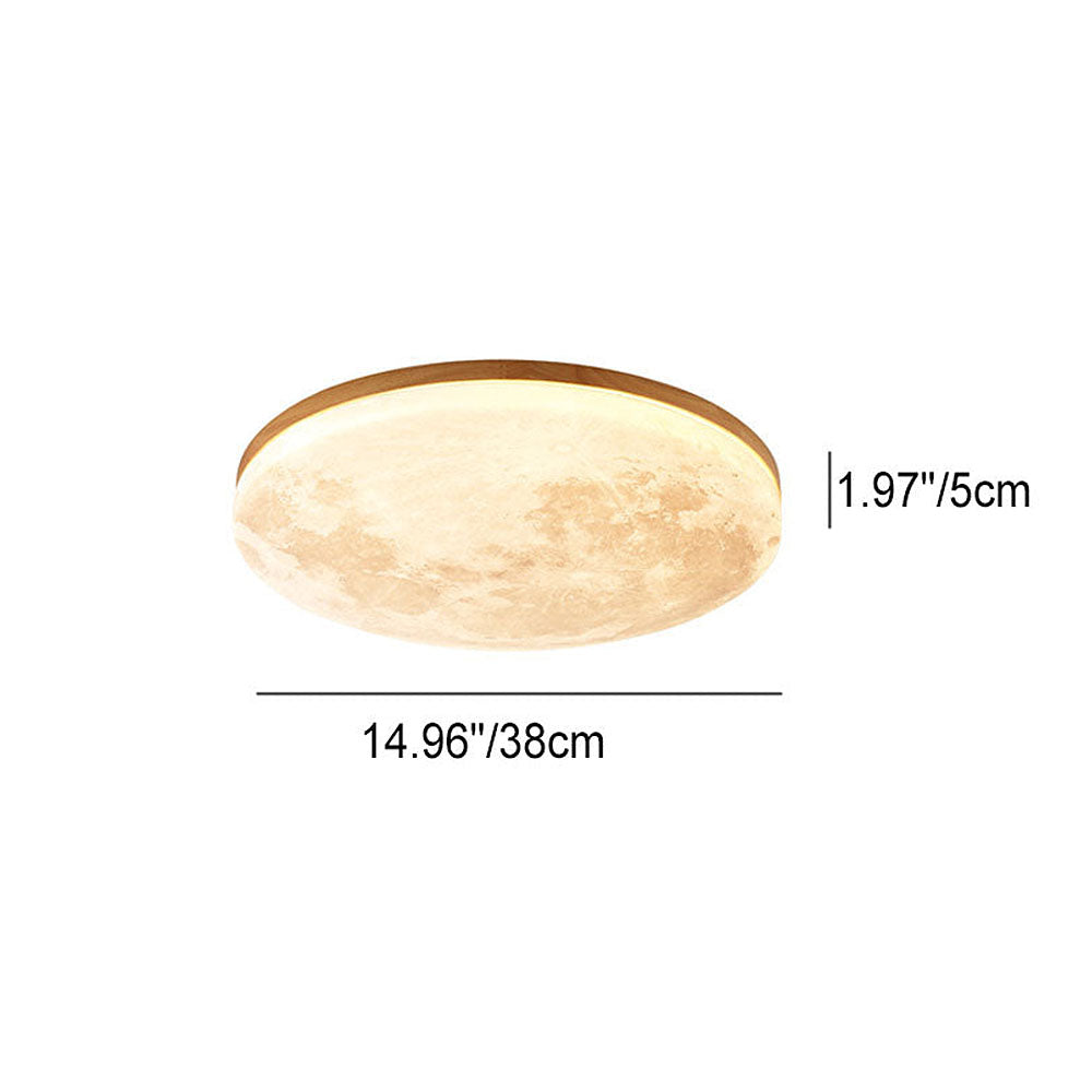 Orivon - LunaGlow Moon Ceiling Light With Soft LED Illumination