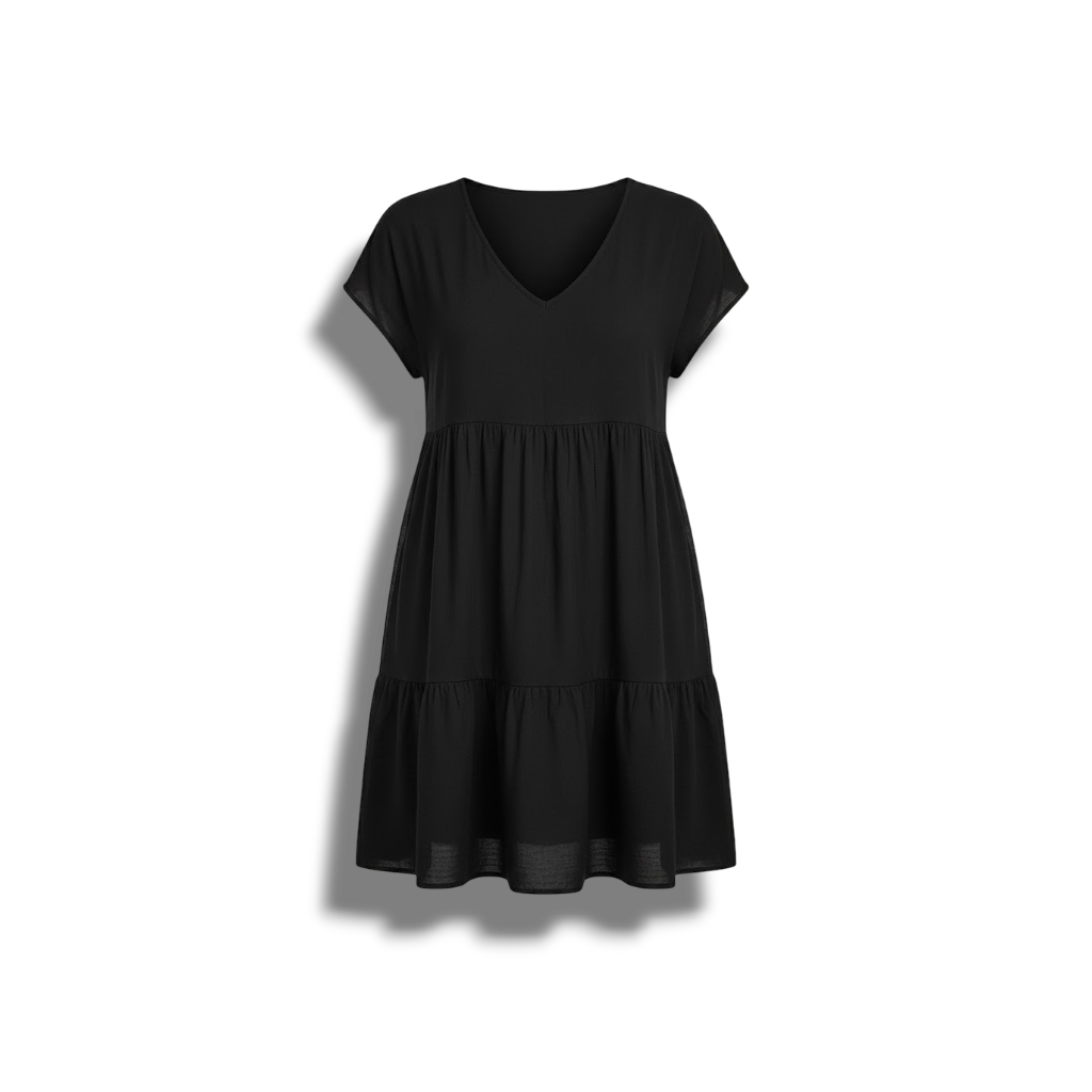 Fidella - Comfortable Women's Summer Dress in Lightweight Cotton Blend