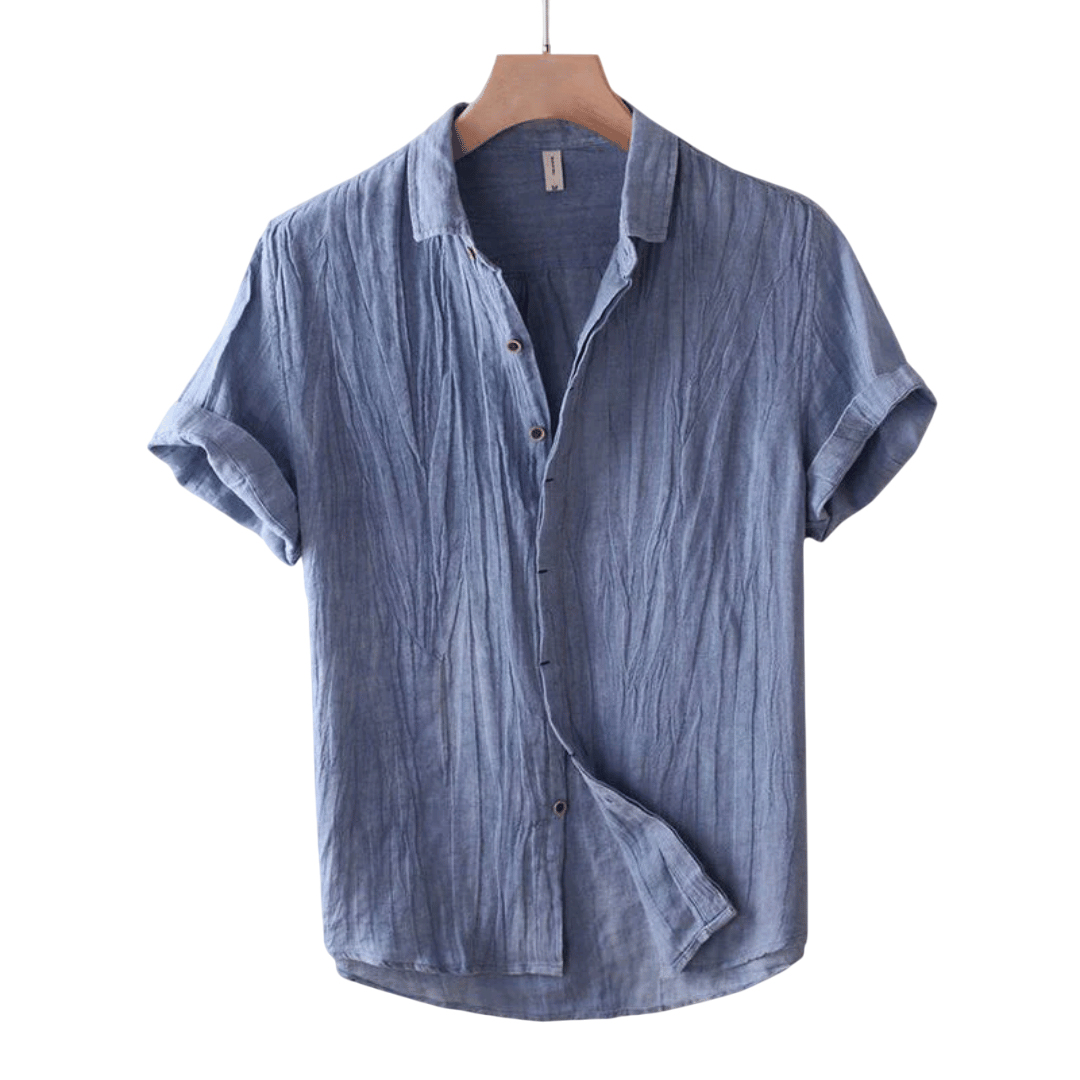 Tyron - Stylish Short Sleeve Linen Shirt for Effortless Summer Looks