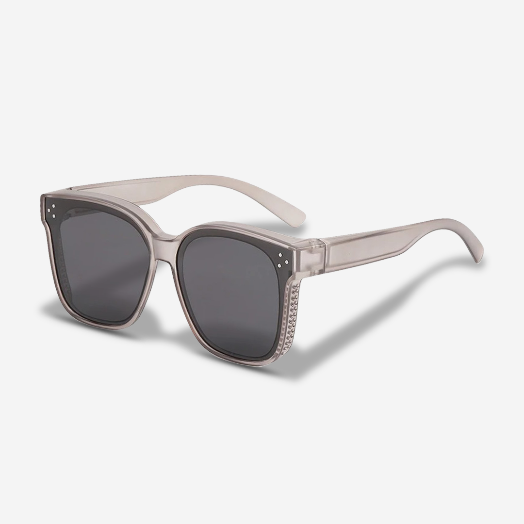 Ashleigh - Stylish Clip-On Sunglasses for Prescription Eyewear Users