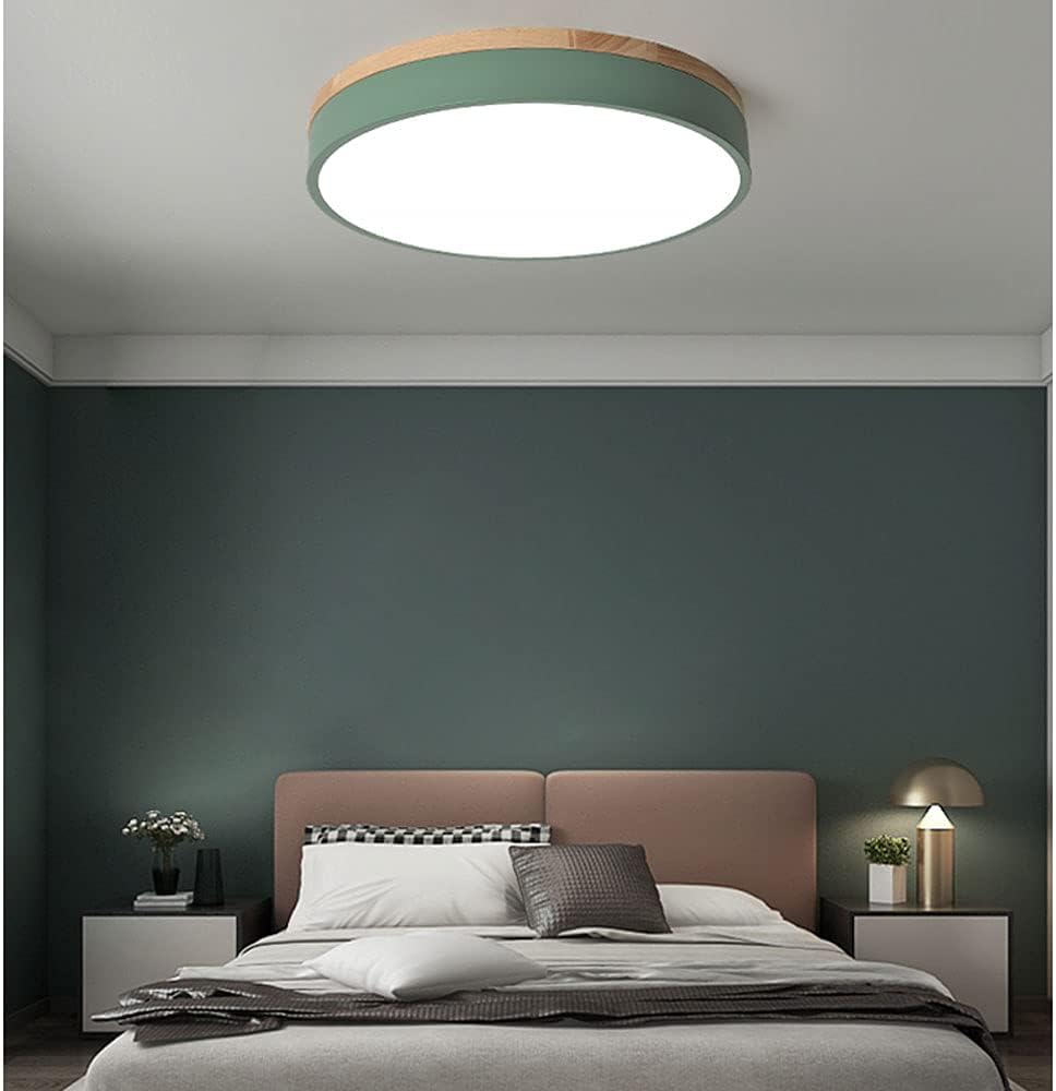 Sheetara - Scandi Natural Ceiling Light With Wood Ring LED