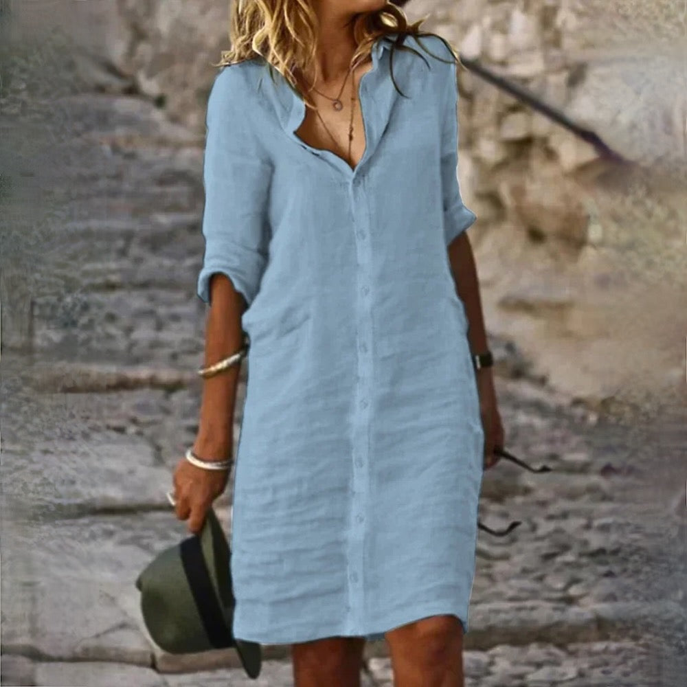 Kayla - Stylish Lightweight Casual Dress with Comfortable Fit