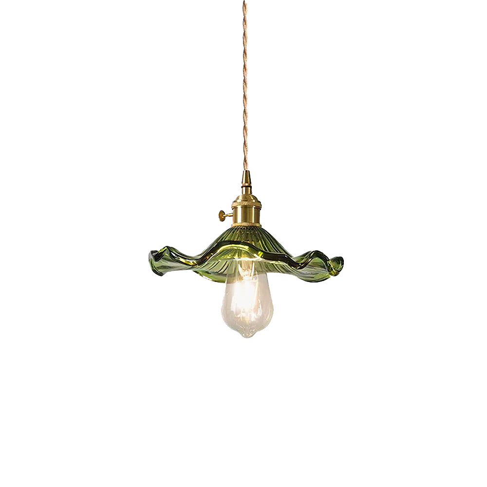 Glowura - Hibiscus Glass LED Pendant Lamp Elegant Home Accent Style