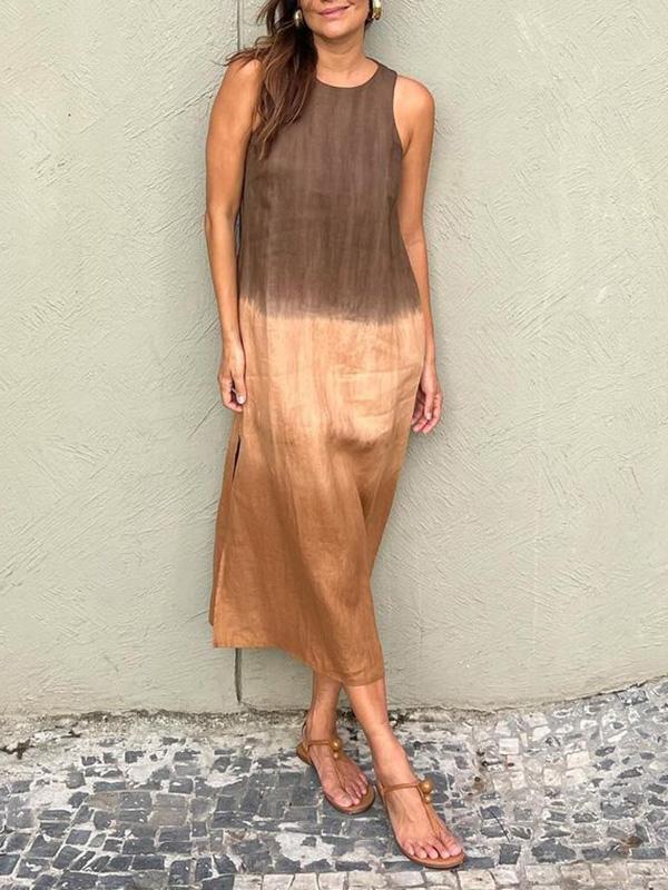 Sophia - Charming Women's Maxi Dress with Gradient Pattern