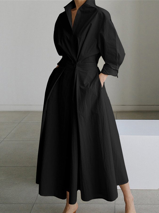 Anwen- Elegant Vintage-Inspired Women's Dress with Timeless Design and Lightweight Fabric