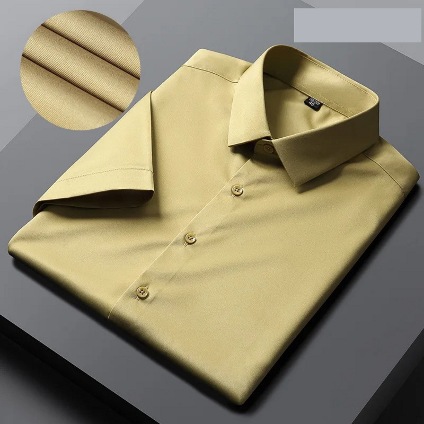 Alfred - Stylish Men's Short Sleeve Wrinkle-Free Shirt for All-Day Comfort