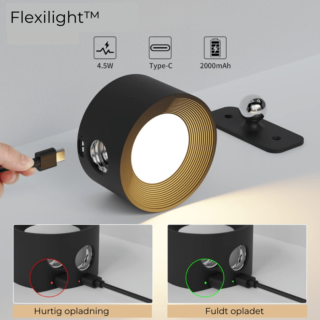 Aurora - Versatile Flexilight 360 Degree Wireless Rechargeable Wall Lamp