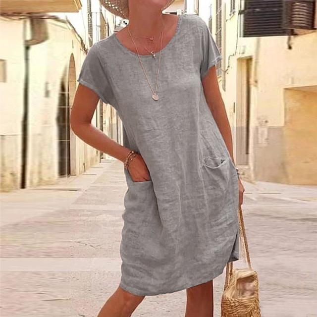 Willa - Stylish Women's Relaxed Dress for Effortless Summer Wear