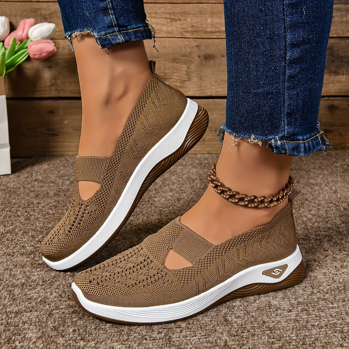 Brinley - Casual Breathable Slip-on Sneakers for Everyday Comfort