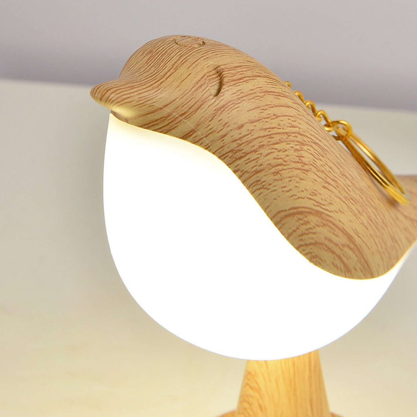 Luxiq - MissBird Bird Lamp Dimmable Touch Modern Wood For Home