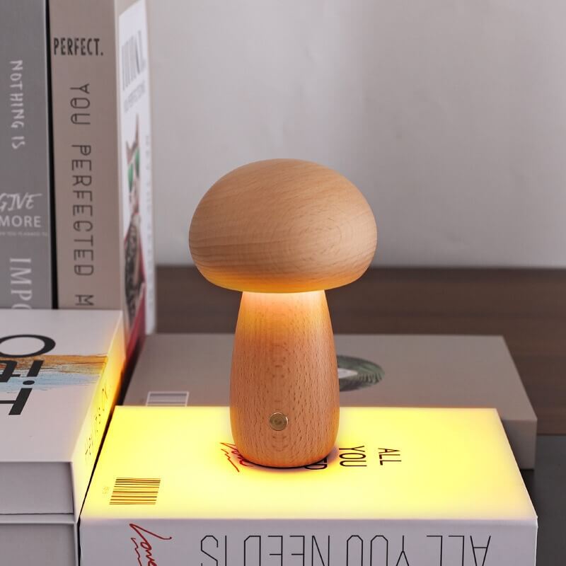 Candelis - Mushroom Night Lamp With Warm Soft Glow LED Ambient