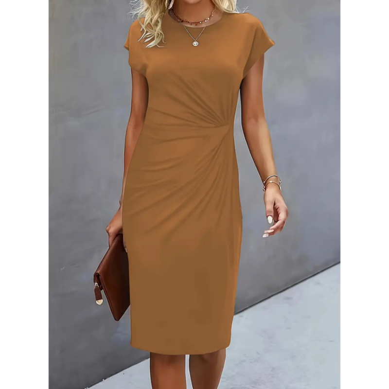 Vicki - Stylish Women's Midi Dress for Professional Occasions