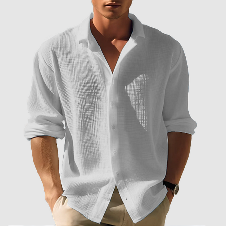Bob - Casual Button-Down Shirt for Men Perfect for Summer Wear