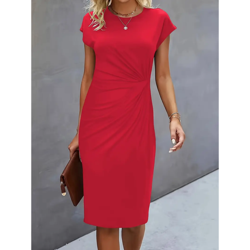 Vicki - Stylish Women's Midi Dress for Professional Occasions