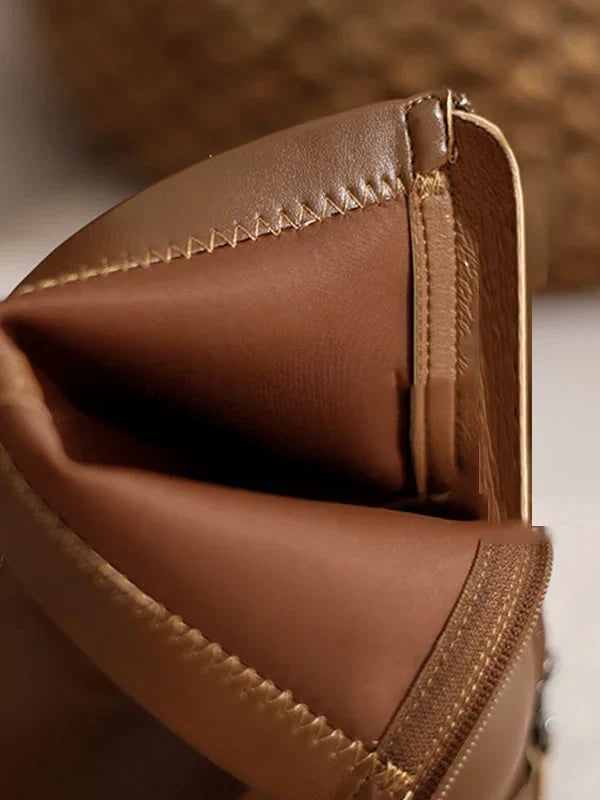 Karolina - Elegant Women's Toe Zipper Boots for Sophisticated Style