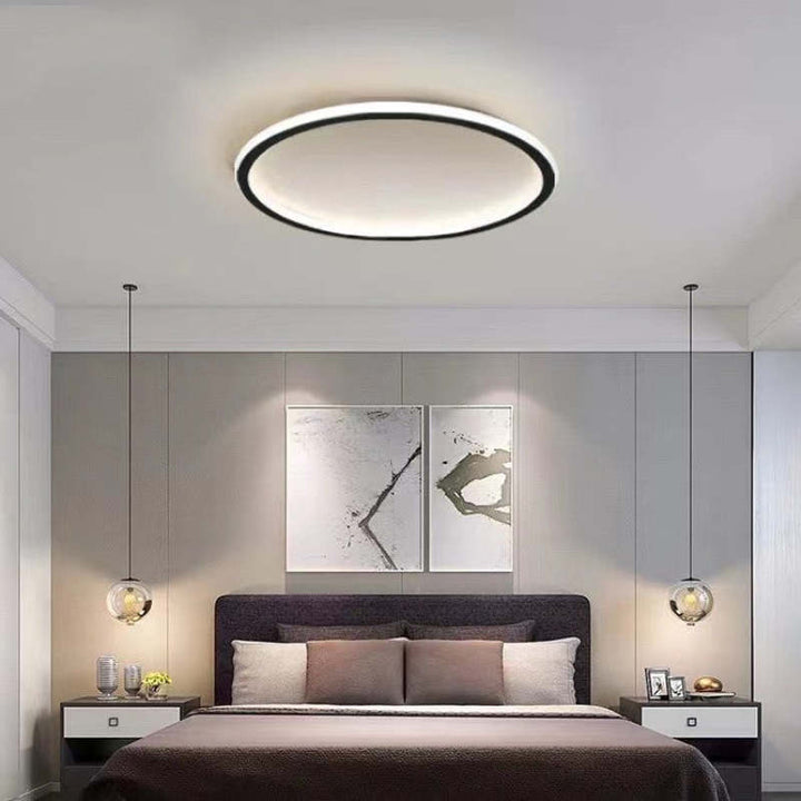 Porchlume - Modern Round LED Ceiling Light for Elegant Spaces