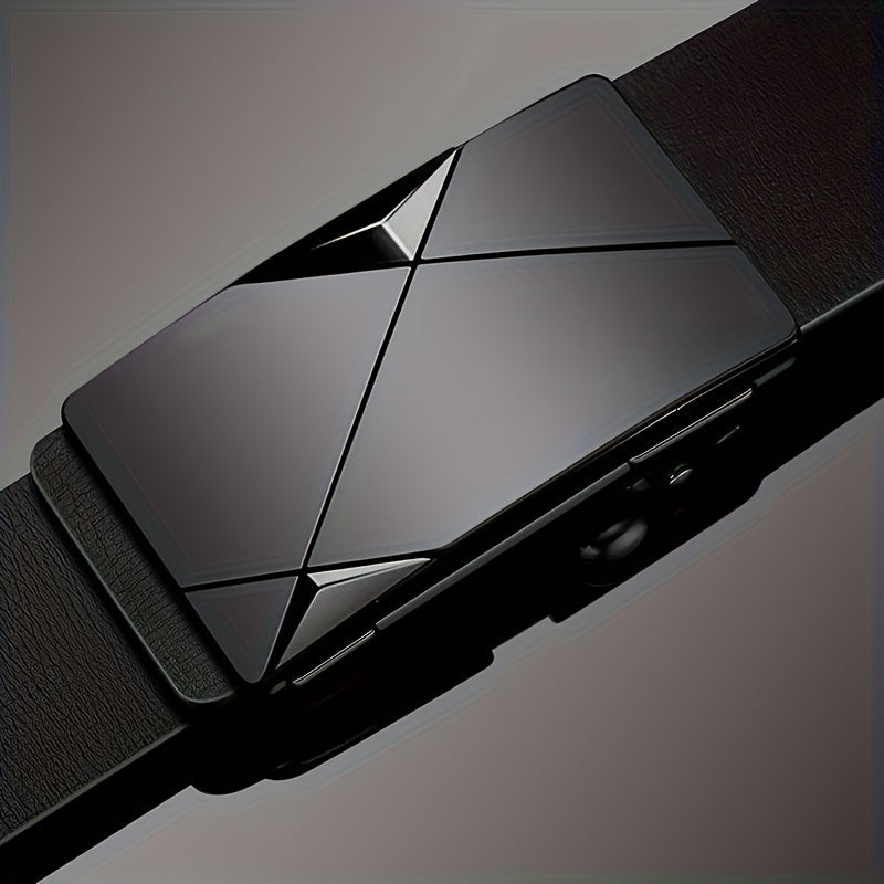 Boris - Genuine Leather Men's Belt with Automatic Buckle