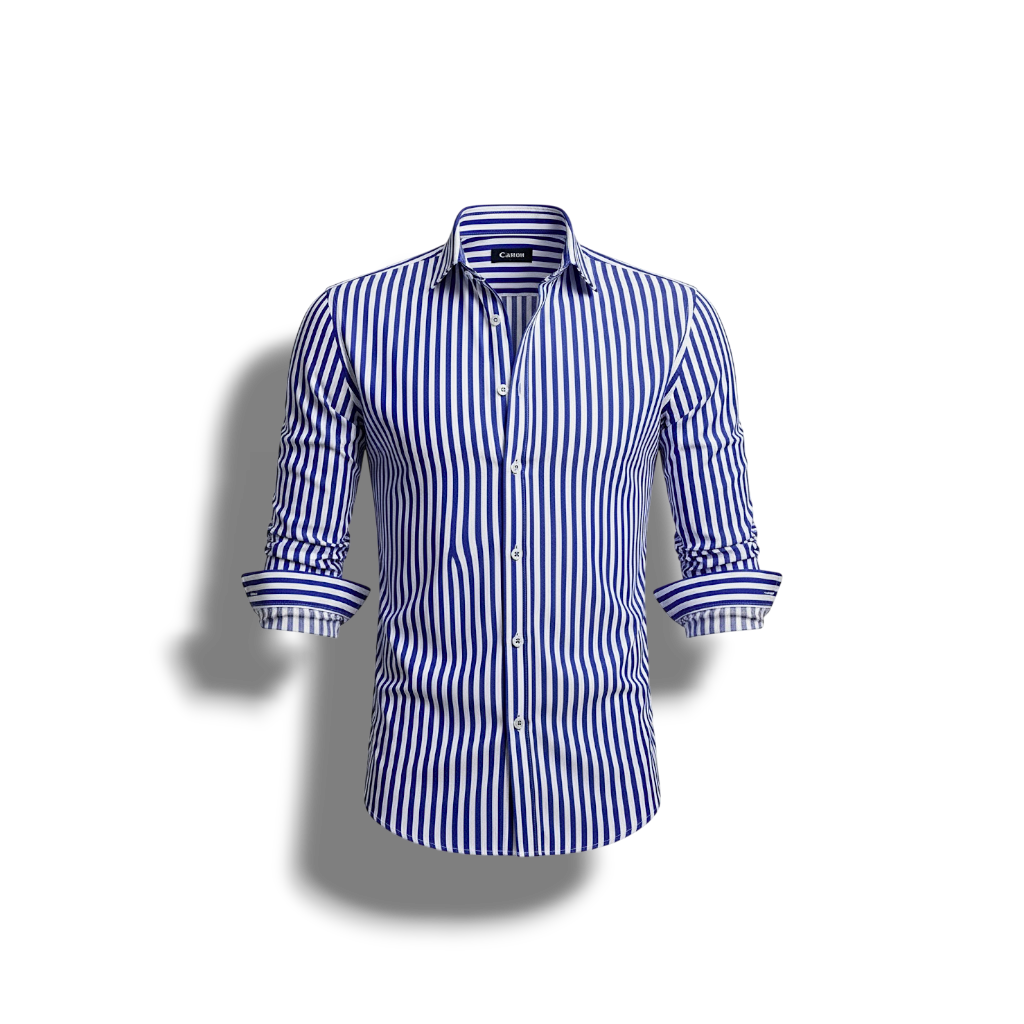 Edison - Stylish Striped Men's Shirt for Any Occasion