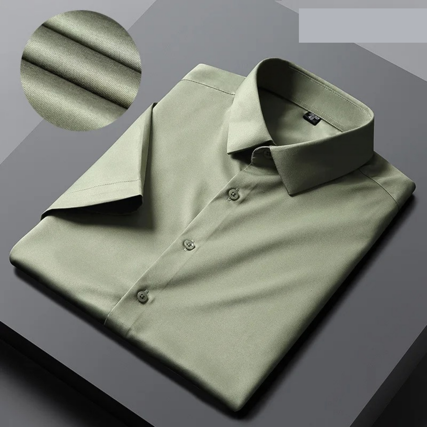 Alfred - Stylish Men's Short Sleeve Wrinkle-Free Shirt for All-Day Comfort