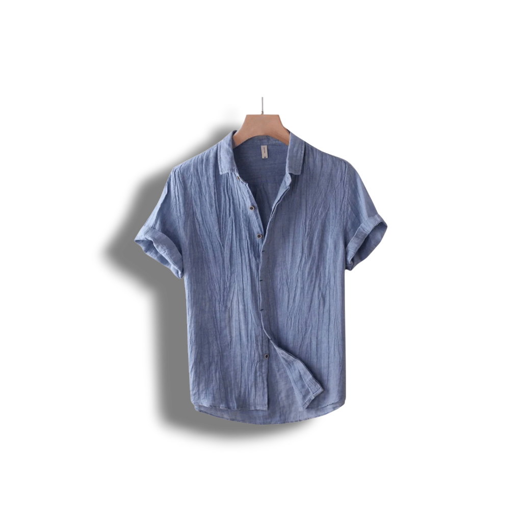 Tyron - Stylish Short Sleeve Linen Shirt for Effortless Summer Looks