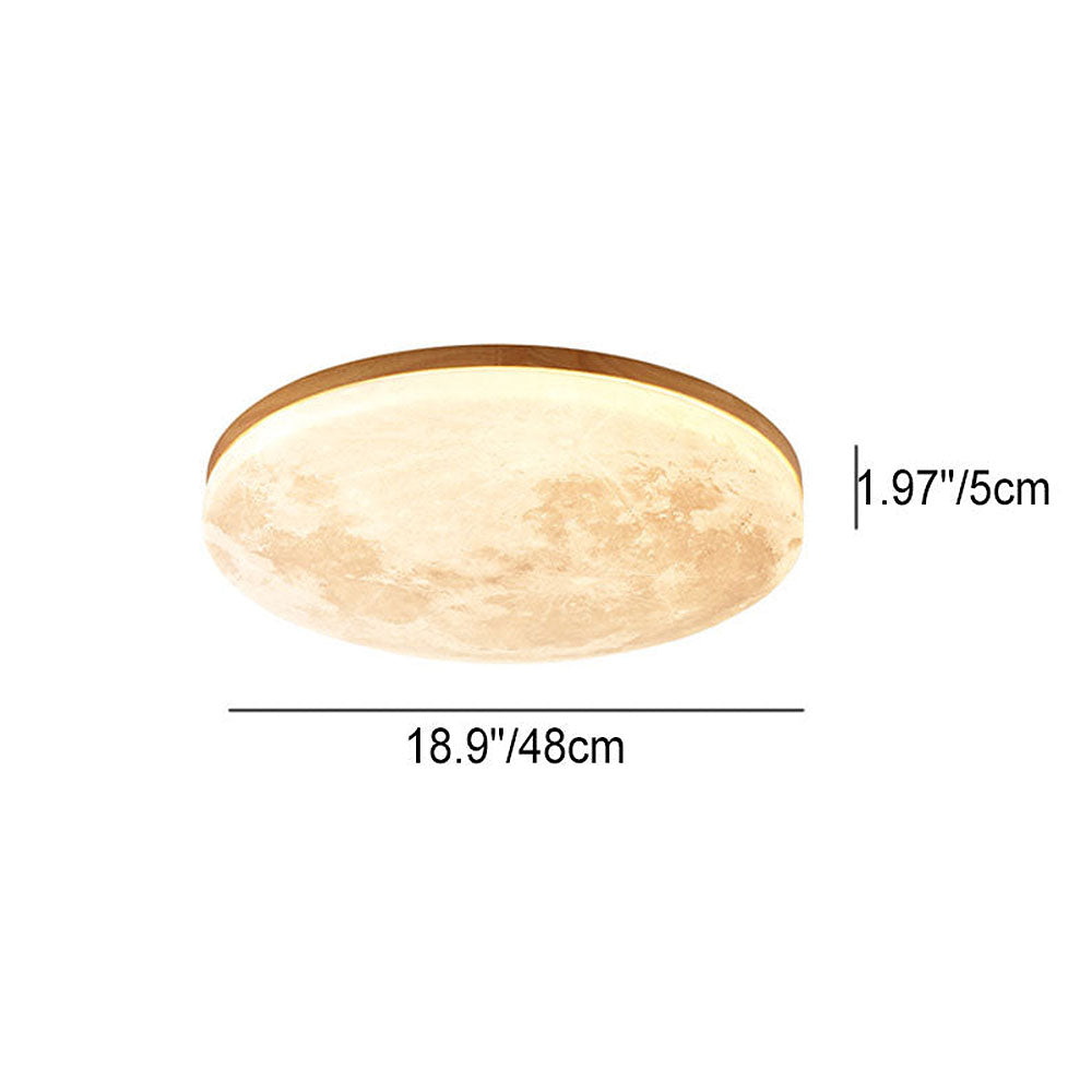 Orivon - LunaGlow Moon Ceiling Light With Soft LED Illumination
