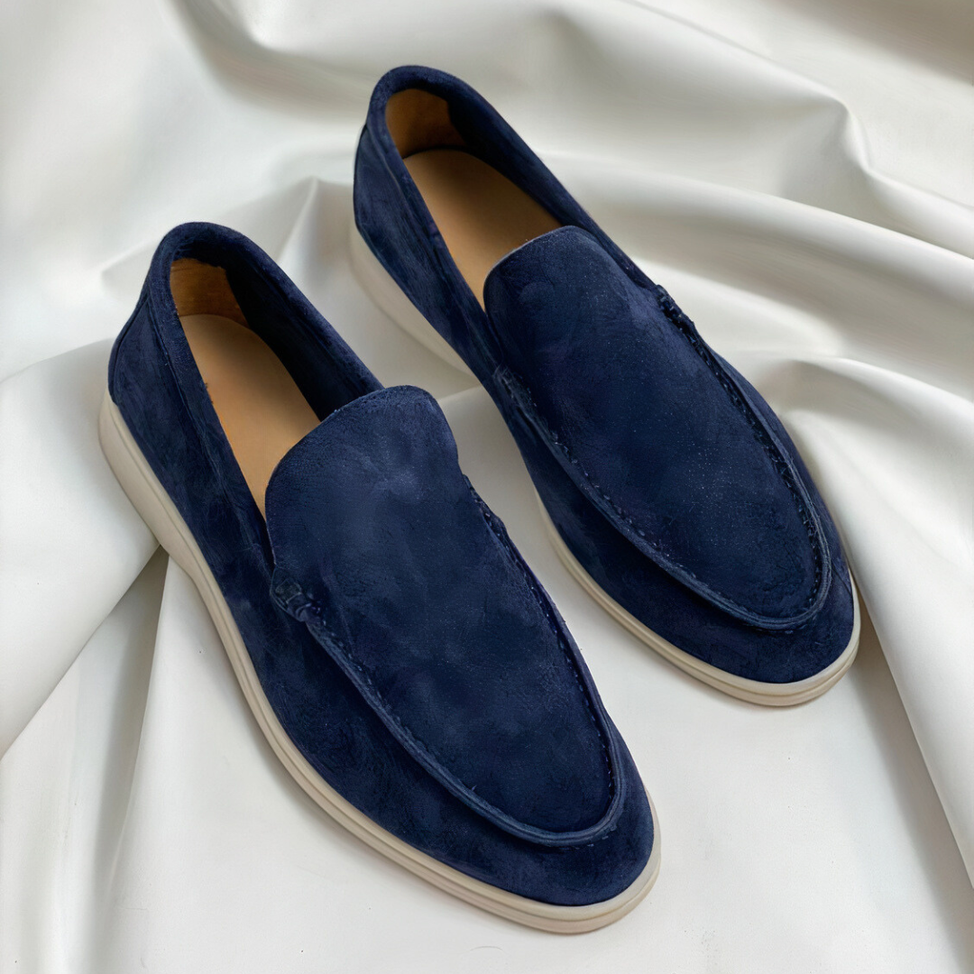 Thaddeus - Men's Suede Loafers Lightweight All Season Comfort