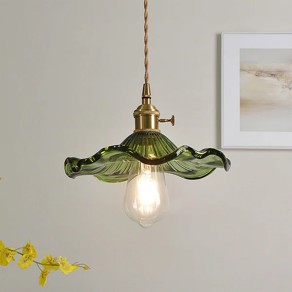 Coverra - Hibiscus Glass Pendant Lamp For Ambient Glow