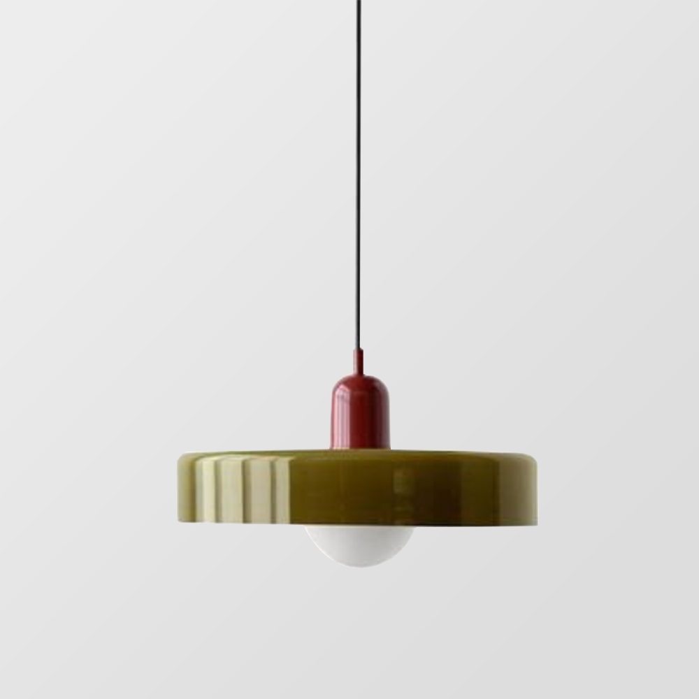 GleaMore - Bauhaus Pendant Light in Stylish Colored Glass
