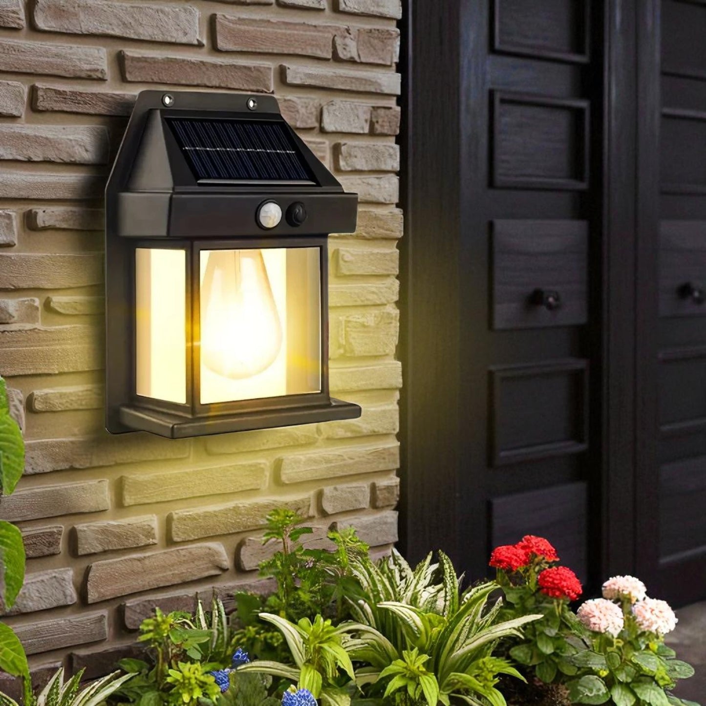 PrismGlow - Modern Outdoor Wall Light with Weatherproof Design